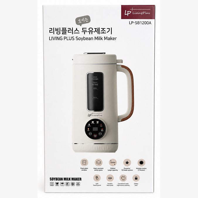 LIVING PLUS SOYBEAN MILK MAKER
