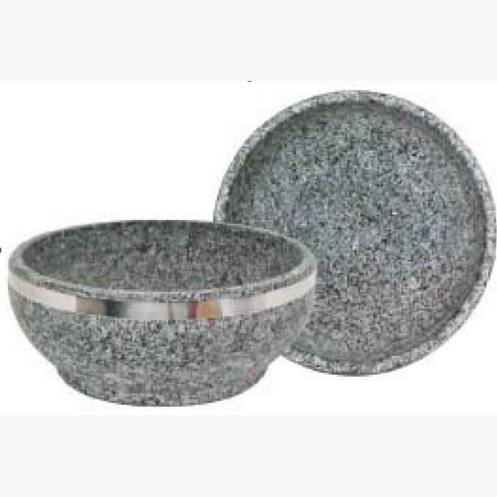 Stone Pot (Stone Lid) 18cm