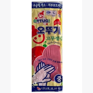 RUBBER GLOVE M 10/BAG 250/CTN