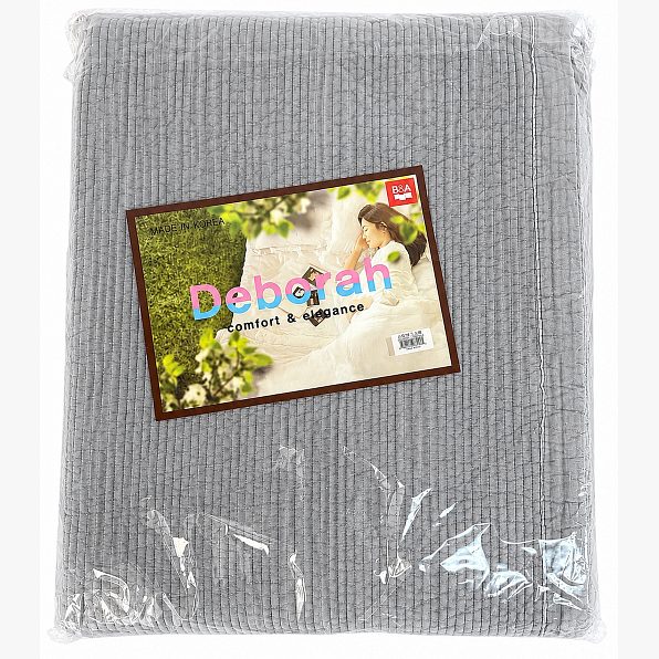Quilted Bedspread (200x225)(Gray) 12/CTN