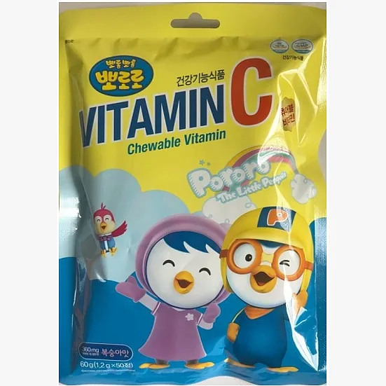 PORORO CHEWABLE VITAMIN C BAG 100/CTN
