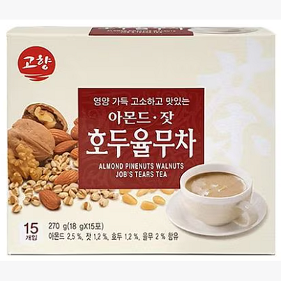 KO HYANG  ALMOND PINENUTS WALNUTS ADLAY TEA 20/CTN
