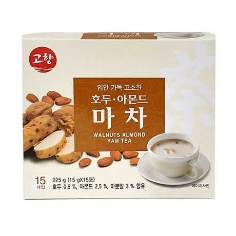 KO HYANG  WALNUTS ALMOND YAM TEA 20/CTN