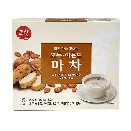 KO HYANG  WALNUTS ALMOND YAM TEA 20/CTN