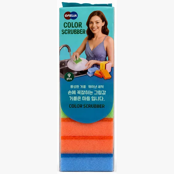 OFELIA COLOR SCRUBBER 9PCS