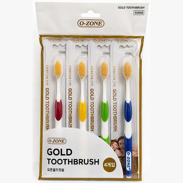O-ZONE PLUS GOLD TOOTHBRUSH 4P