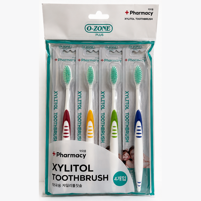 O-ZONE PLUS XYLITOL TOOTHBRUSH 4P