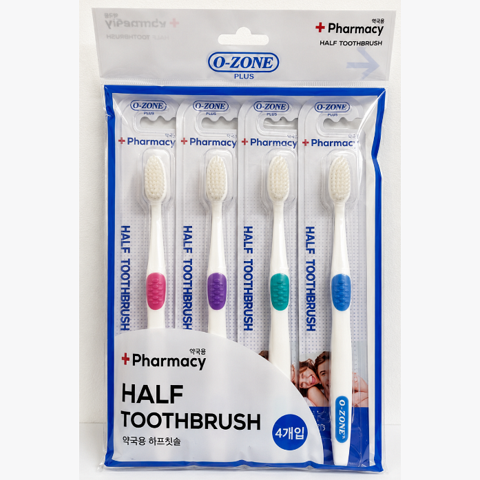 O-ZONE PLUS HALF TOOTHBRUSH 4P