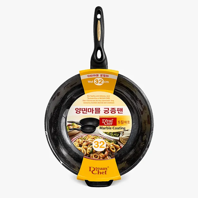 DREAM CHEF MARBLE COATING WOK PAN 32CM