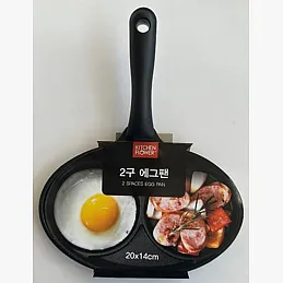 2 SPACES EGG PAN (20 X 14CM)