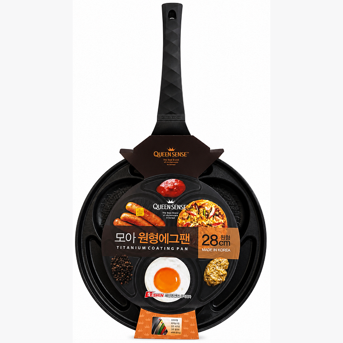 3 SPACES EGG PAN 28CM