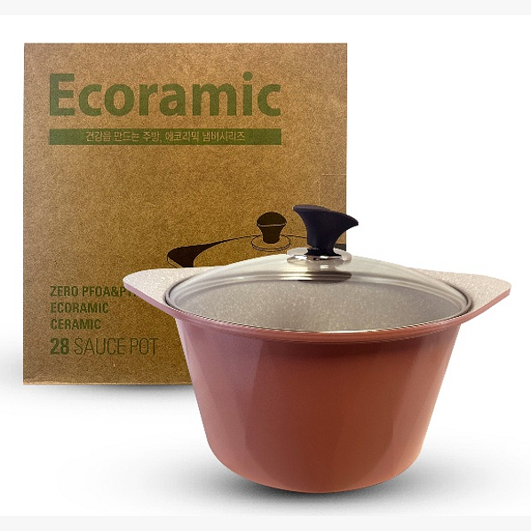 ECORAMIC 28CM SAUCE POT 6/CTN
